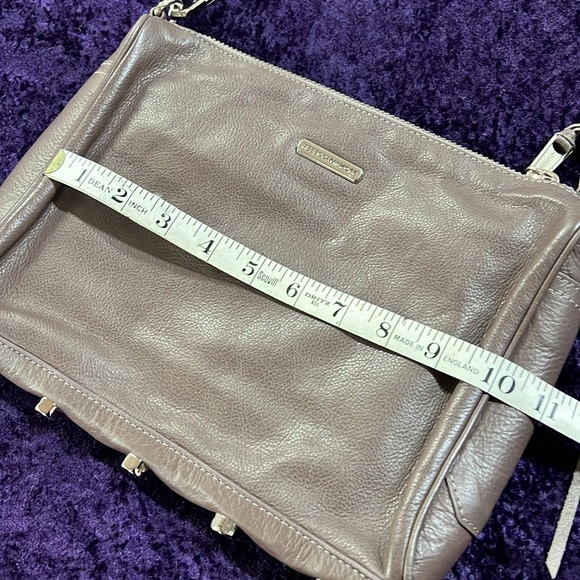 Rebecca Minkoff Leather Crossbody Bag with Detachable Chain Strap - Picture 12 of 15